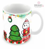 Ótima escolha para apresentar ou para a quem você amam ou para se presentear! Esta caneca inspira o espírito de Natal na manhã mais charmosa do ano!