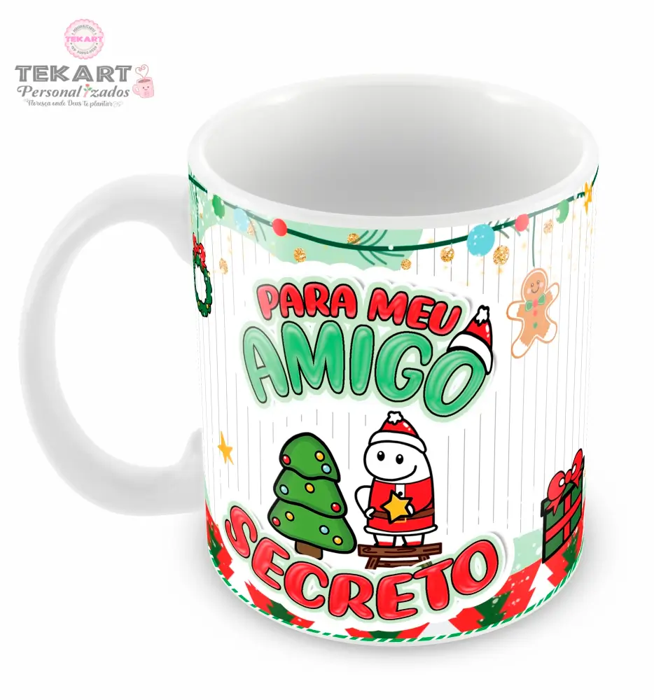 amigo-secreto-3 Ótima escolha para apresentar ou para a quem você amam ou para se presentear! Esta caneca inspira o espírito de Natal na manhã mais charmosa do ano!