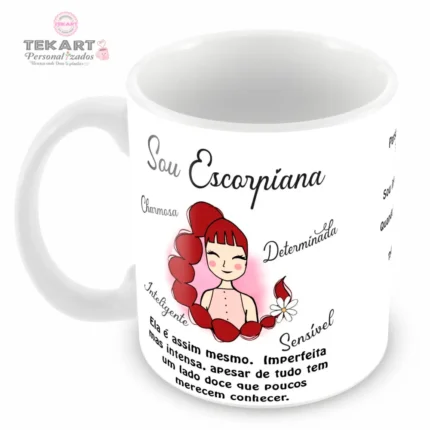 Caneca Escorpião: Intensidade e Paixão