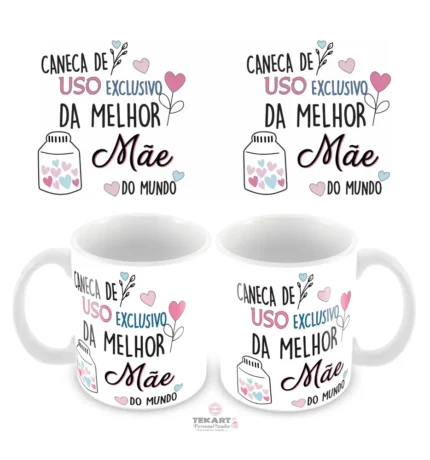 Mockup caneca personalizada para mãe
