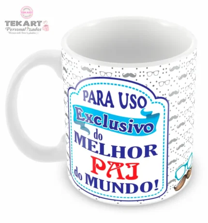 Caneca 'Uso exclusivo do meu pai' – porque seu pai merece um presente exclusivo todos os dias