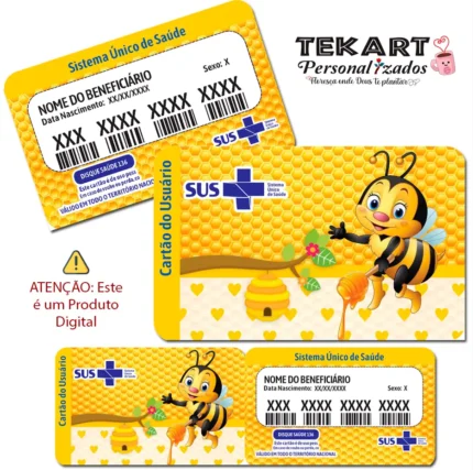 O Cartão do SUS é um item essencial, e por isso, nada melhor do que tê-lo personalizado de forma única!