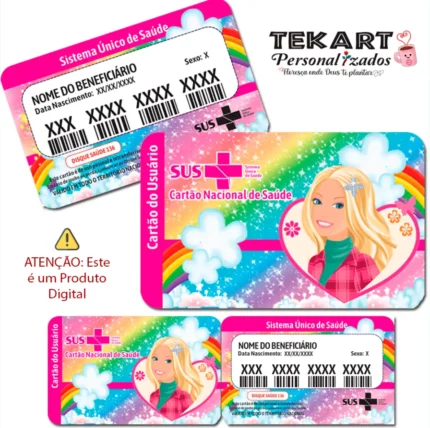 O Cartão do SUS é um item essencial, e por isso, nada melhor do que tê-lo personalizado de forma única!