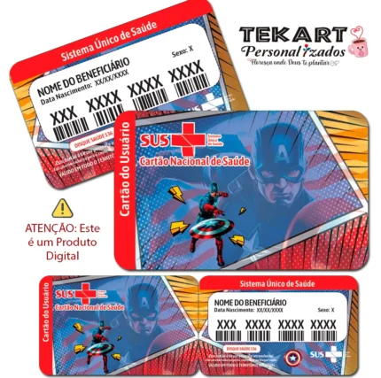 O Cartão do SUS é um item essencial, e por isso, nada melhor do que tê-lo personalizado de forma única!