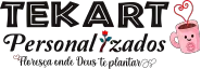 Logo da Tekart Personalizados, loja de produtos personalizados em Magé - RJ.